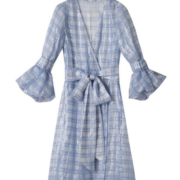 SLEEP OVER SLEEP Palm Dreams Maxi Wrap SequinDress - Picture 3 of 11